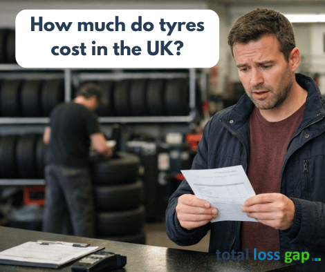 How much does it cost to replace a tyre in the UK?