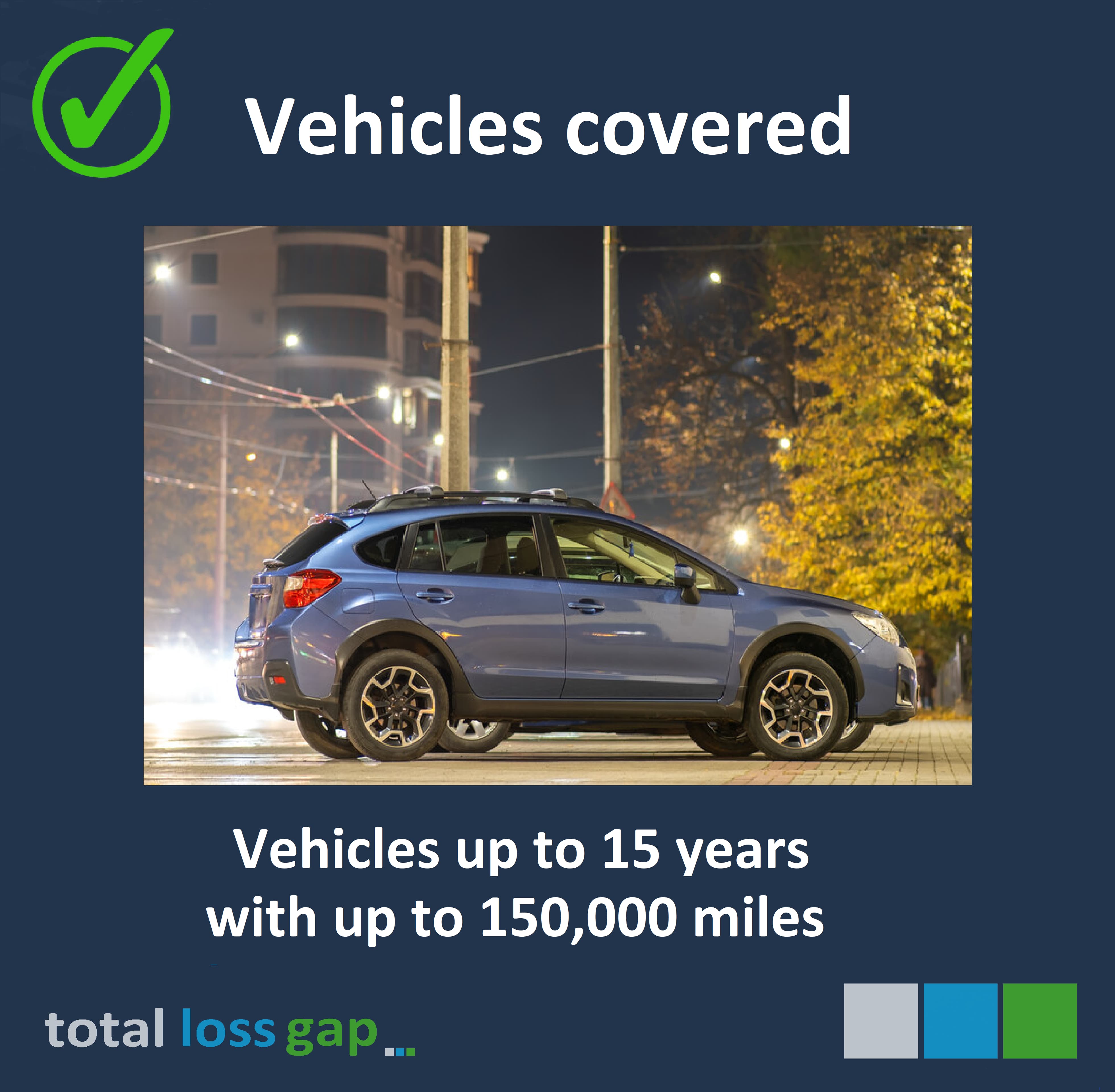 Top Up gap Insurance can cover vehicles up to 15 years old