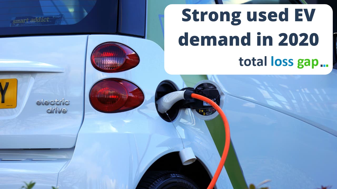 strong used Electric Vehicle demand in the UK in 2020